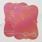 INVITATION SYMBOLE INFINI SYMBOLE INFINI AMOUR FLANC (Devant / Derrière)