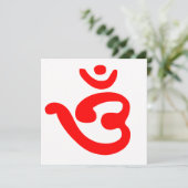 Invitation Symbole OM (bengali) (Debout devant)