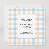 Invitation Symbole Pi mignon et pie Pie Pie Pie (Dos)