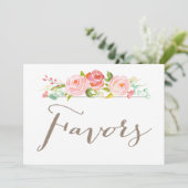 Invitation Symbole rose Garden Faveurs de mariage (Debout devant)
