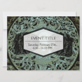 Invitation SYMBOLE YIN Yang Mandala (Dos)