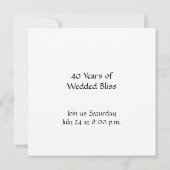 Invitation Symbole zen avec le caractère du bonheur (Dos)