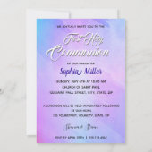 Invitation Symboles de la première sainte communion - Invitat (Dos)