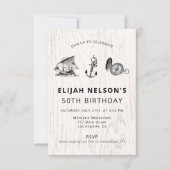 Invitation Symboles du Nautilus Anniversaire (Devant)