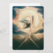 Invitation Symbolisme antique William Blake Earth Compass (Devant / Derrière)