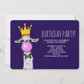 Invitation Sympa Llama Illustration Anniversaire (Devant)