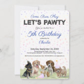 Invitation Sympa Personnalisé Chien Chien Chien Chien Chien F (Devant)