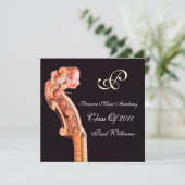 INVITATION SYMPHONIA CLASSIC MUSIC GRADUATION MONOGRAMME (Debout devant)