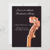 Invitation SYMPHONIA MUSIQUE CLASSIQUE DIPLÔME MONOGRAMME ma (Dos)