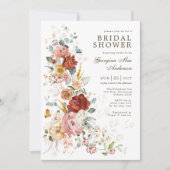 Invitation Symphonie florale | Chic Garden Flower Fête des ma (Devant)