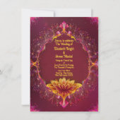 Invitation Symphonie florale : Collection d'élégance Mariage (Devant)