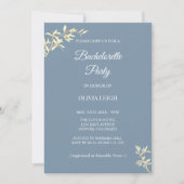 Invitation Symphonie florale intemporelle Bachelorette Party (Devant)