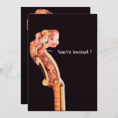 INVITATION SYMPHONIE / MUSIQUE CLASSIQUE (Devant / Derrière)