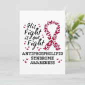 Invitation Syndrome antiphospholipidique Sensibilisation, son (Debout devant)