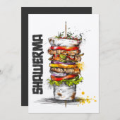 Invitation Système d'approvisionnement en charbon en métal br (Devant / Derrière)