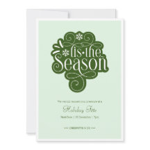 T’is the Season Mint Green Christmas Party