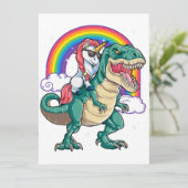 Invitation T-Rex Dinosaure Garçons Filles Hommes Femmes à Che (Debout devant)