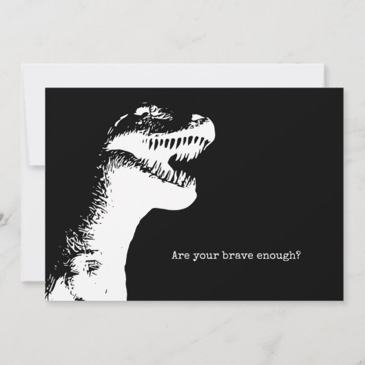 Invitation T-Rex Valentine (Dos)