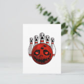 Invitation T-shirt à pun sur le bowling et Halloween Bowlingw (Debout devant)