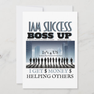 Invitation T-Shirt BOSS UP