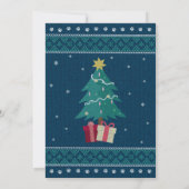 Invitation T-shirt de Noël laid avec Airedale Terrier mignon (Dos)