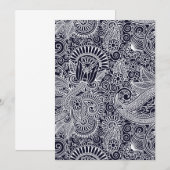 Invitation T-shirt Motif Batik Indonesia (Devant / Derrière)