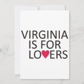 Invitation T-shirt Virginia State Virginia Home Tee Virginia (Dos)