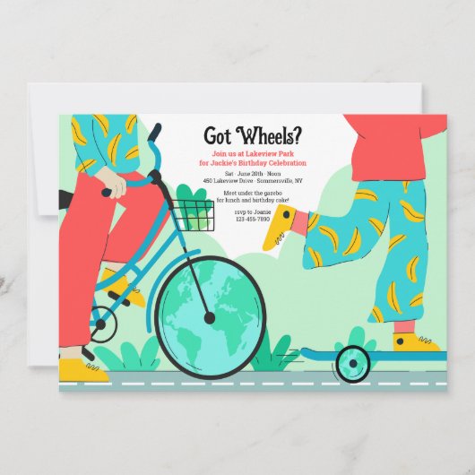 Invitation T'a des Roues (Devant)