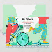 Invitation T'a les roues (Devant / Derrière)