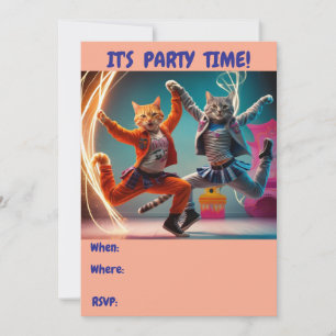 Invitation Tabbies dansants