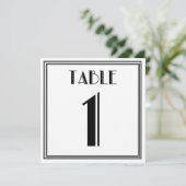Invitation Table Art Déco numéro 1 (Debout devant)