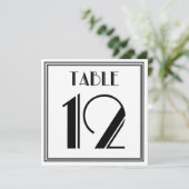 Invitation Table Art Déco numéro 12 (Debout devant)