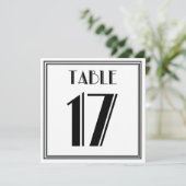 Invitation Table Art Déco numéro 17 (Debout devant)