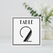 Invitation Table Art Déco numéro 2 (Debout devant)