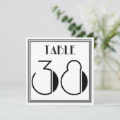 Invitation Table Art Déco Numéro 38 (Debout devant)