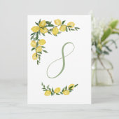 Invitation Table citron numéro huit (Debout devant)