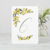 Invitation Table de citron numéro six (Debout devant)