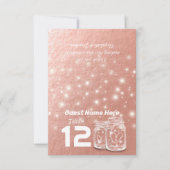 Invitation Table de placement de mariage pliée avec numéro (Devant)