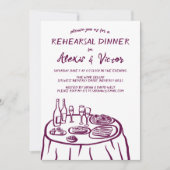 Invitation Table de répétition à main fantaisie personnalisée (Devant)