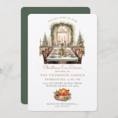 Invitation Table de salle à manger | Invitati pour le dîner d (Devant / Derrière)