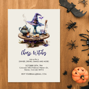 Invitation Table de sorcière magique Halloween