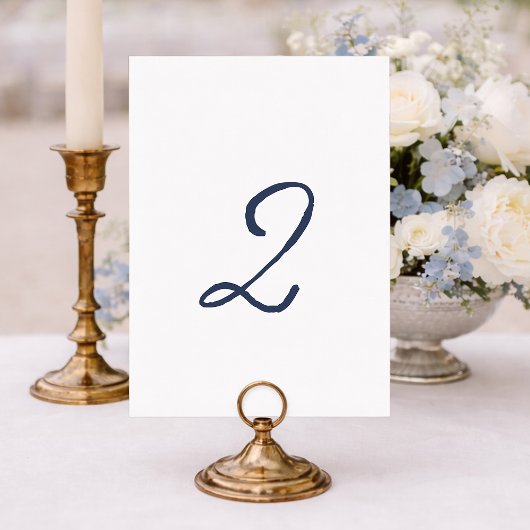 Invitation Table poussiéreuse bleue 2 – Mariage à rayures fra