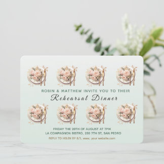 Invitation Table tendance La Nuit Avant Le Dîner De Répétitio