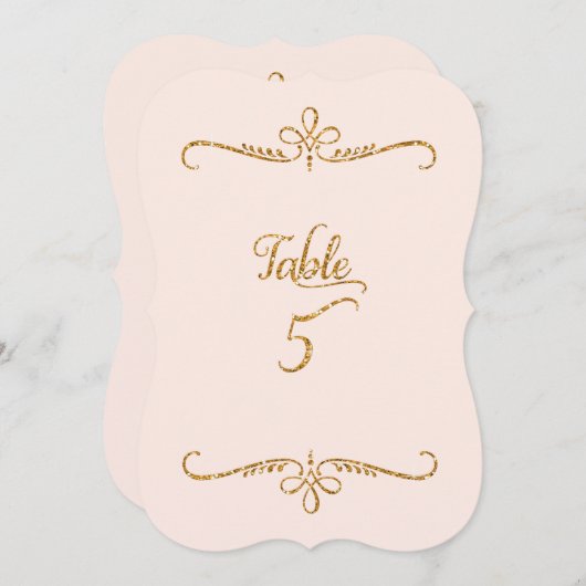 Invitation Tableau 5, Réceptions de lettres de script fantais (Devant / Derrière)