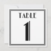 Invitation Tableau Art déco n° 1 (Devant)