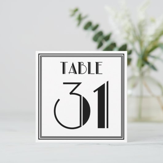 Invitation Tableau Art déco n° 31 (Debout devant)