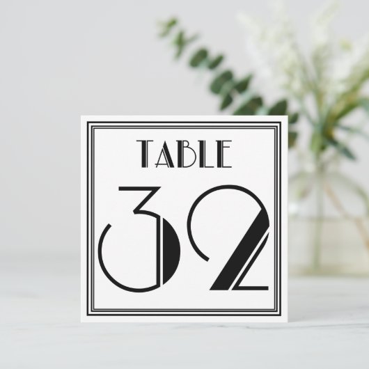 Invitation Tableau Art déco n° 32 (Debout devant)