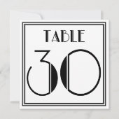 Invitation Tableau Art déco Numéro 30 (Devant)