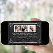 Invitation Tableau de bord 4 Photo Simple Graduation BBQ Part