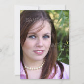 Invitation Tableau de bord amusant de la fête de graduation (Dos)